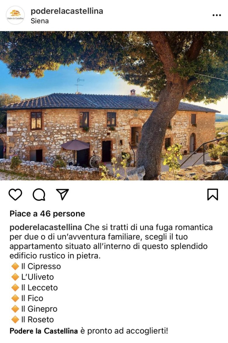 podere la castellina