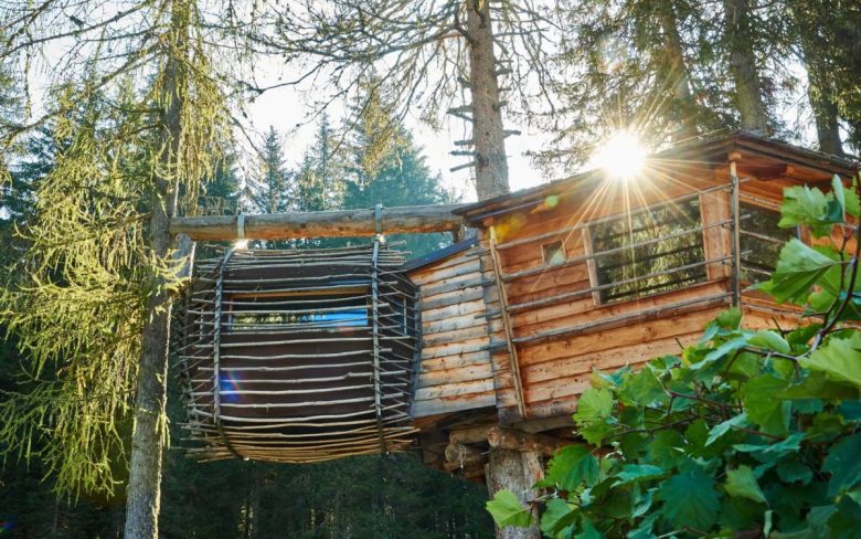 casa sull'albero trentino