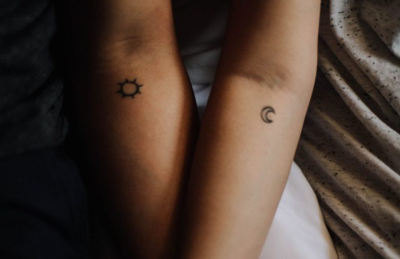 tatuaggio sole luna