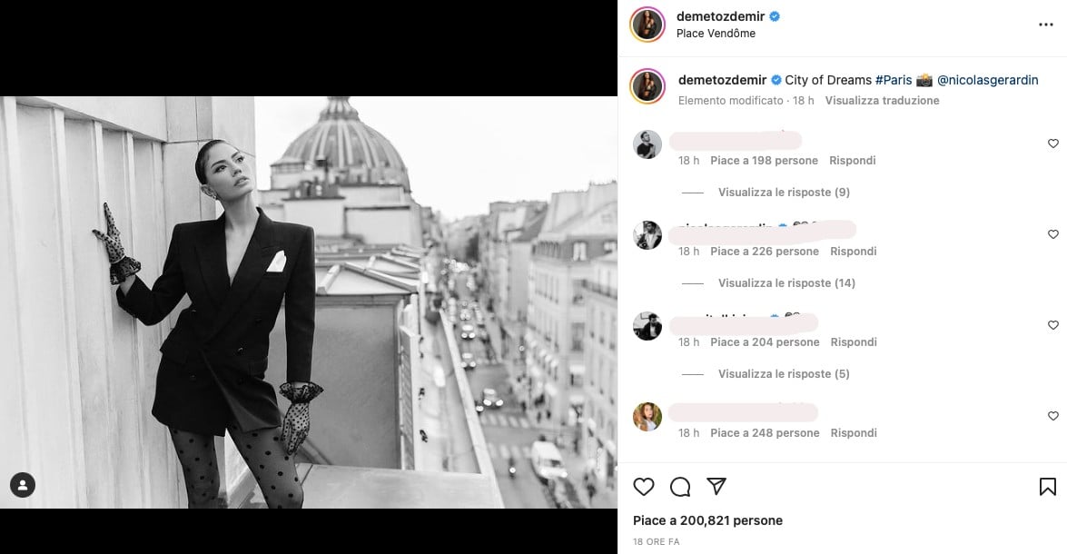 Galleria foto 'Demet Ozdemir bellissima a Parigi, le foto fanno furore!' - foto 1