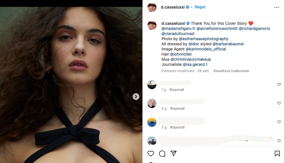 Galleria foto 'Deva Cassel, la figlia di Monica Bellucci monopolizza l’attenzione in passerella' - foto 2