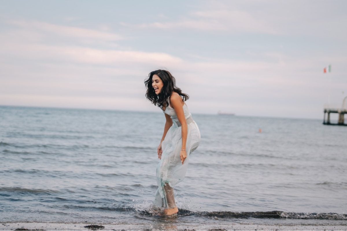 Galleria foto 'Venezia 79, Rocio Muñoz Morales una dea in Armani' - foto 1