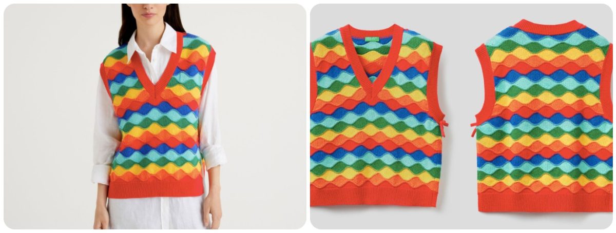 maglione multicolor