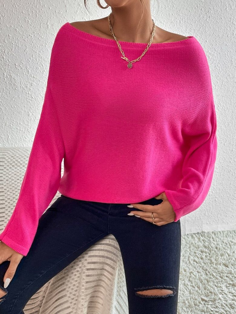 shein maglione rosa
