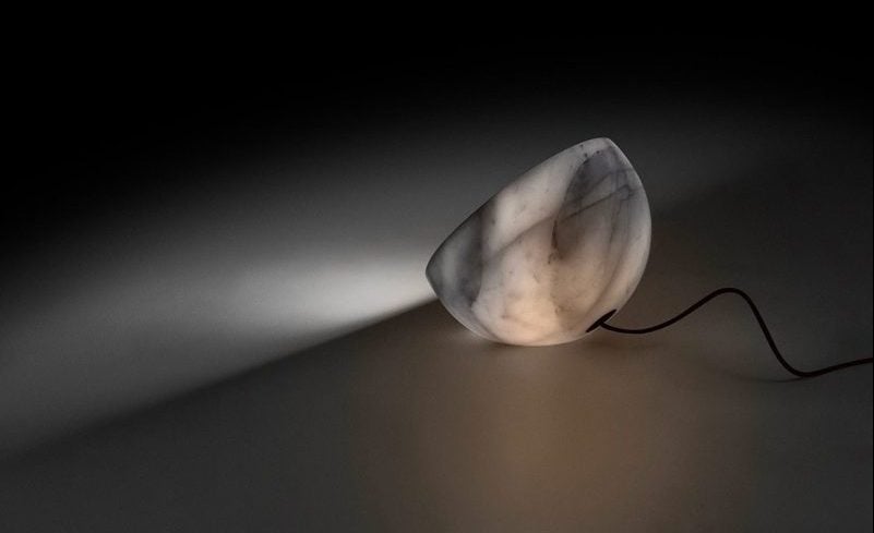 Galleria foto 'Marmo e Pietra per 6 Illuminazioni da Tavolo che ricordano delle vere Sculture!' - foto 2