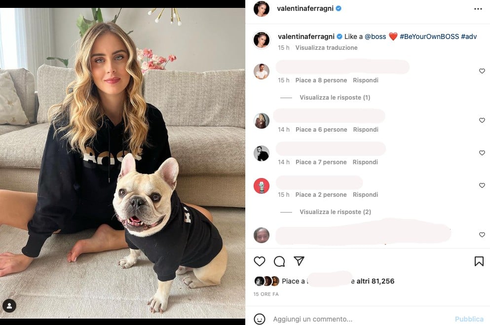 Galleria foto 'Valentina Ferragni mostra il suo unico amore, che scatti glamour' - foto 1