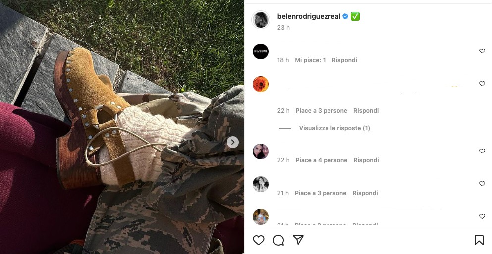 Galleria foto 'Belen Rodriguez sceglie gli Zoccoli in pelle, il costo esorbitante' - foto 1