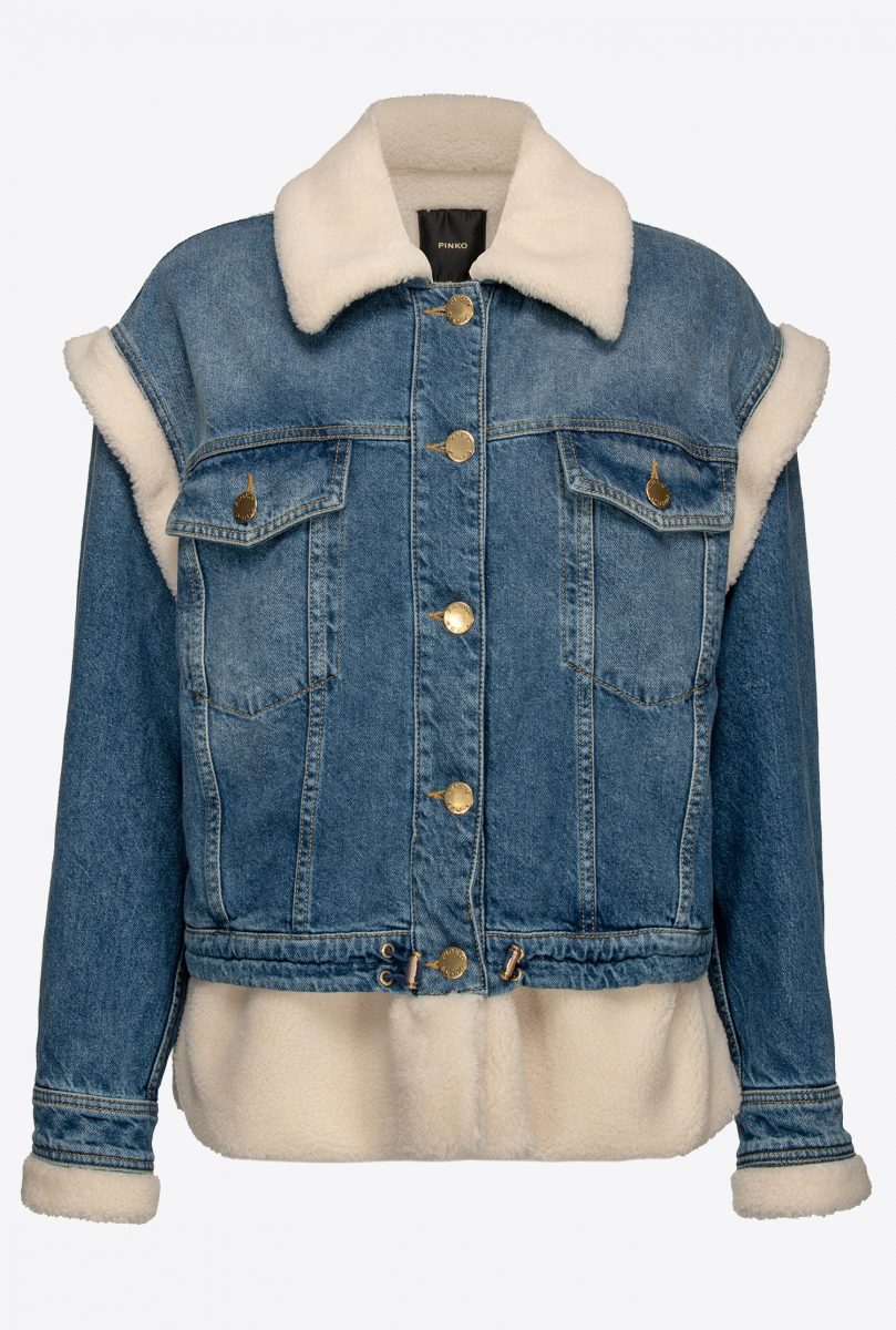 gilet denim pinko