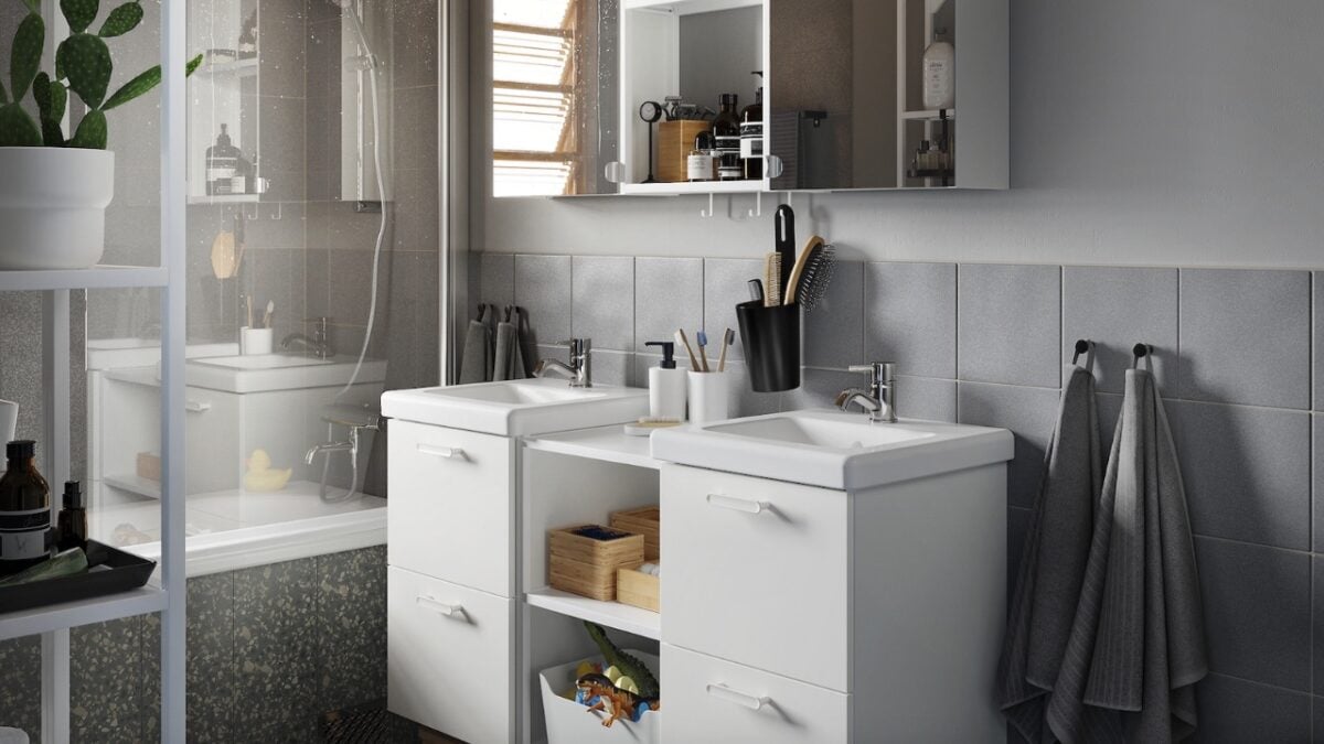 Come arredare un Bagno piccolo: 6 Mobili e Complementi salvaspazio firmati Ikea