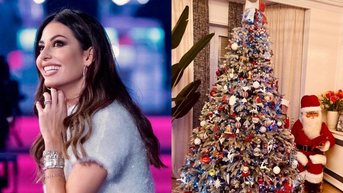 Elisabetta Gregoraci a Monte Carlo: maxi albero di Natale innevato!