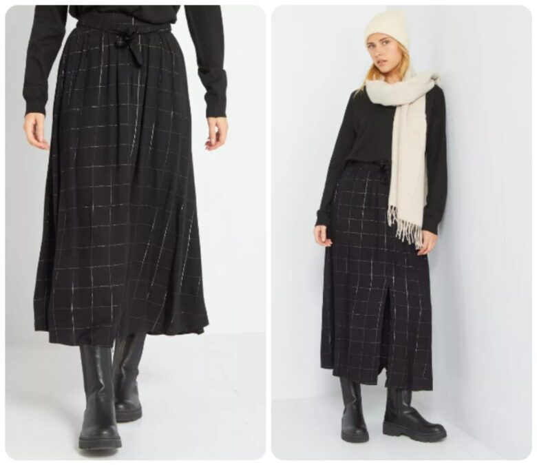 Gonna Lunga Floreale Lyrur: Comfort E Stile Boho Con Tasche E Vita Alta