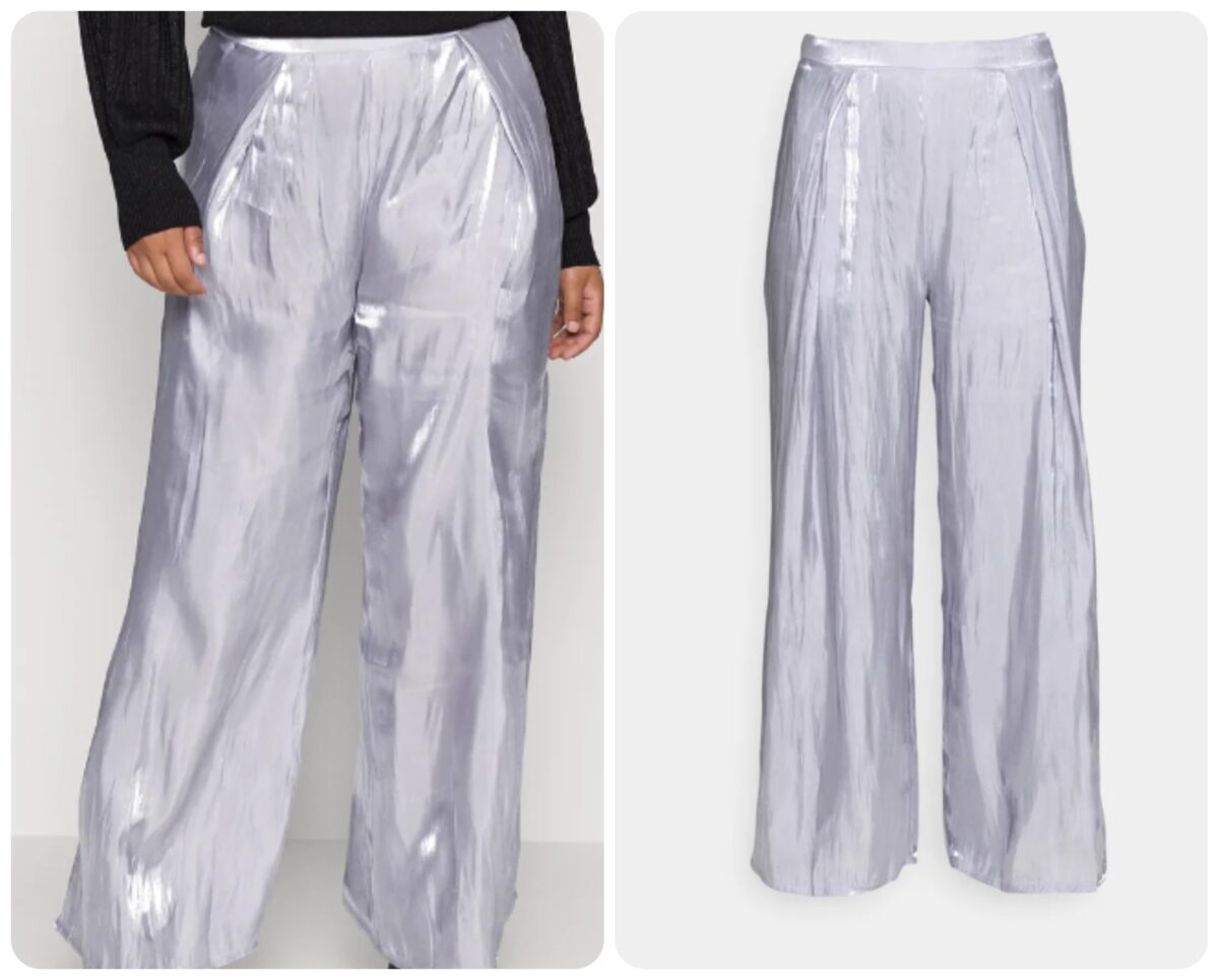 pantaloni metallizzati