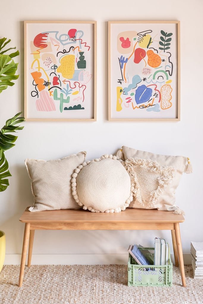 Set Di 12 Poster Artistici Da Parete – Stampe Eclettiche Vintage E Moderne, Quadri Astratti Per Soggiorno, Cameretta, Ufficio, Stile Massimalista Bauhaus