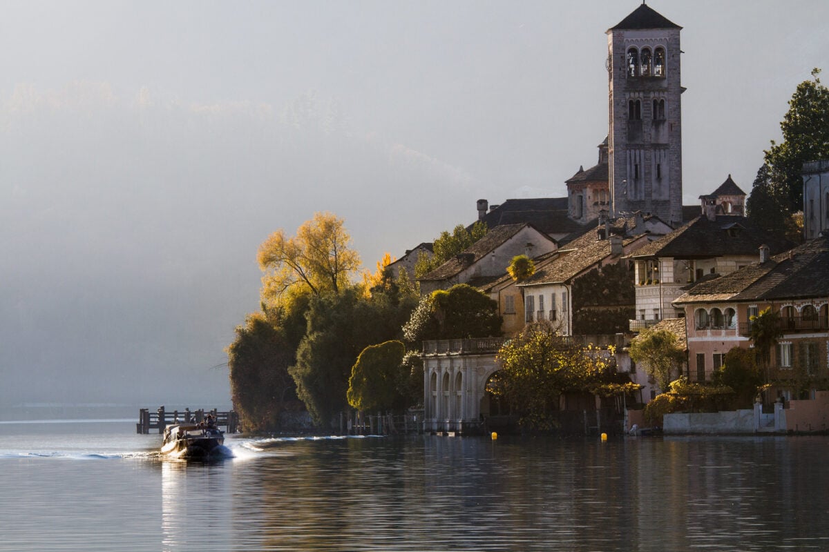 Lago d'Orta borgo orta san giulio