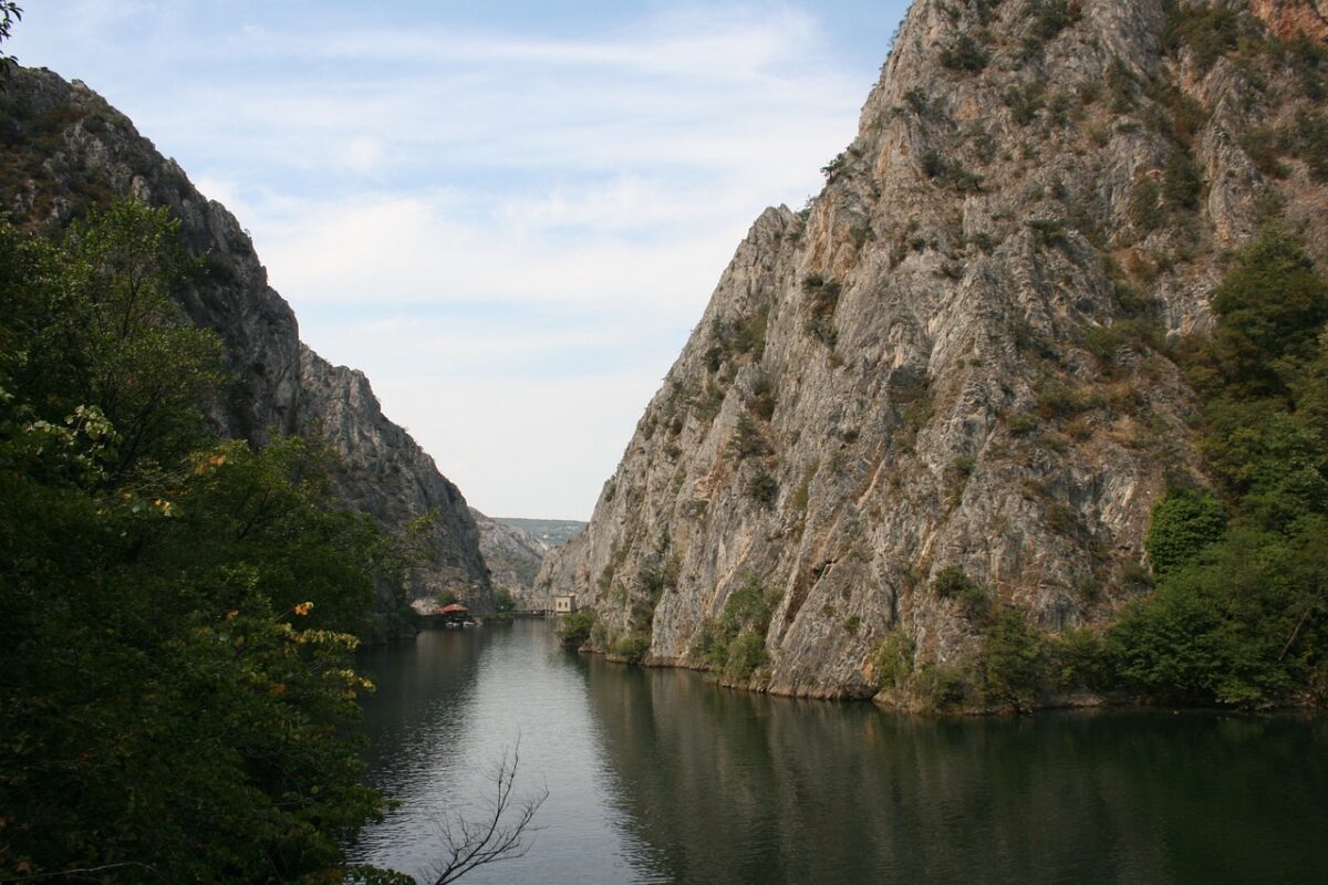 Macedonia del Nord canyon