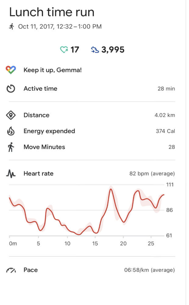 google fit passi