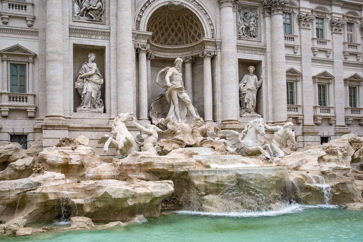 tesori del Barocco italiano fontana trevi