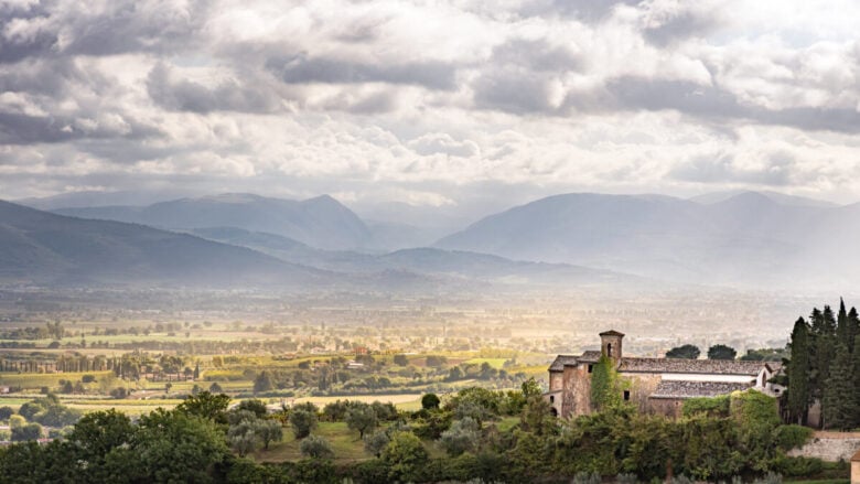 valle umbra colline