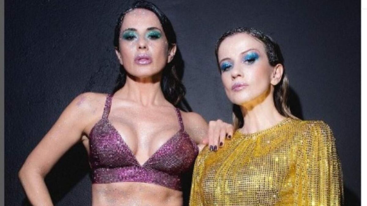 Paola e Chiara super Sexy, tubini aderenti e scollature hot sul palco de Le Iene Show