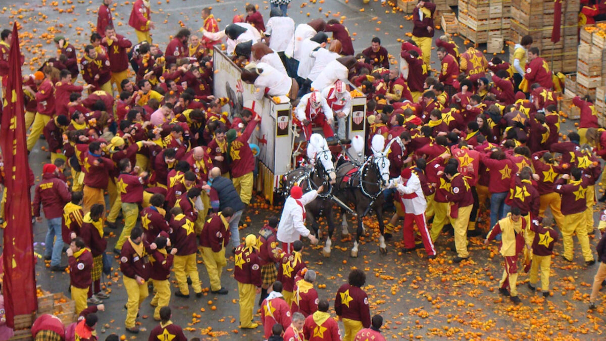 5 cose che ancora non sai sullo spettacolare Carnevale d’Ivrea