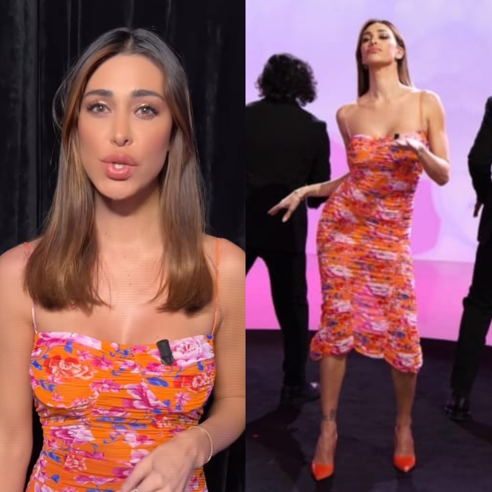 Galleria foto 'La “prosperosa” Primavera di Belen Rodriguez: il look floreale e sexy è un omaggio alla Bella Stagione!' - foto 1