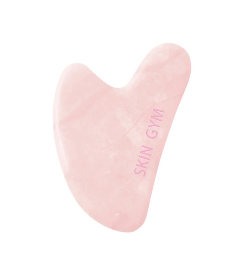 Crystal Sculpty Heart al quarzo rosa di Skin Gym Gua Sha