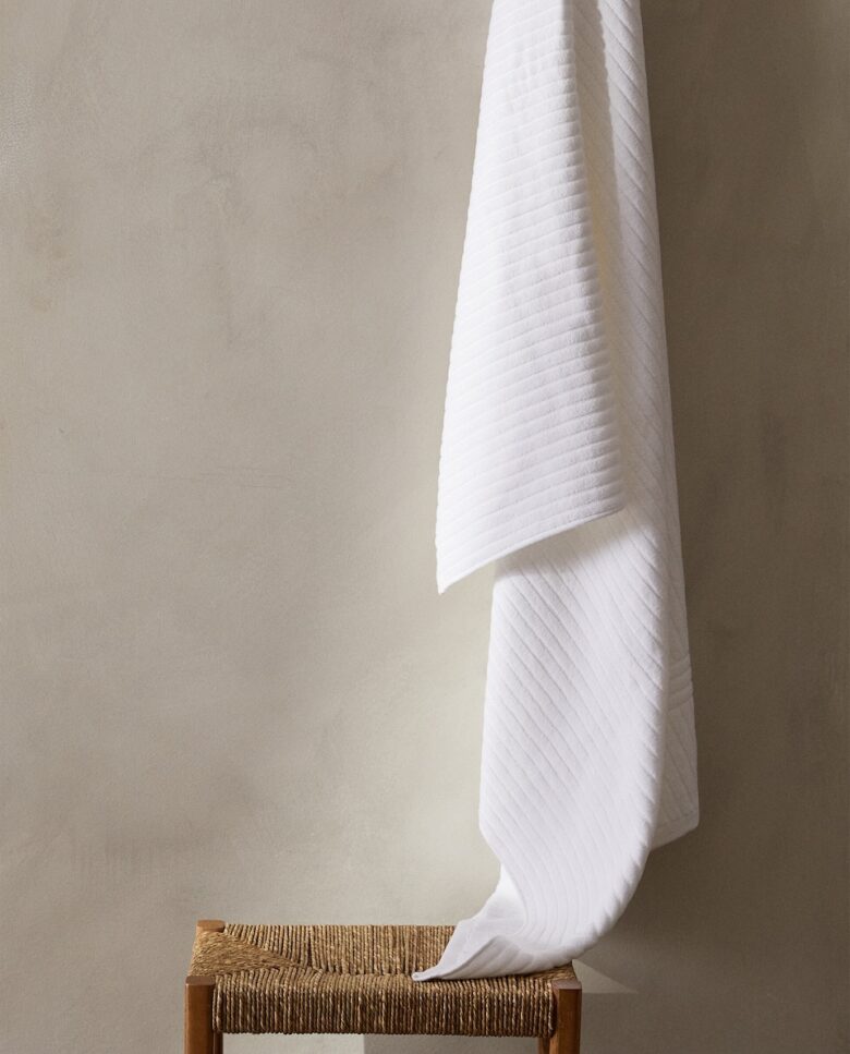 asciugamano bianco
