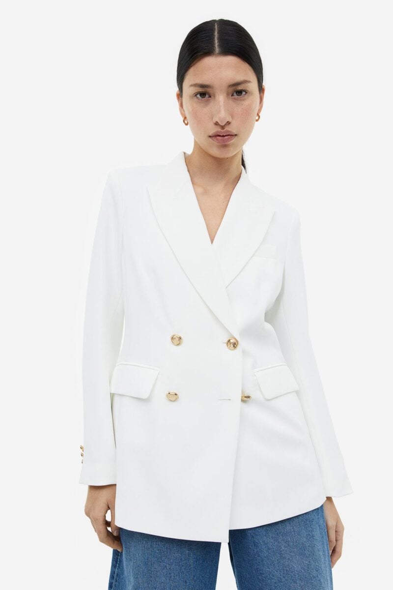 blazer bianco