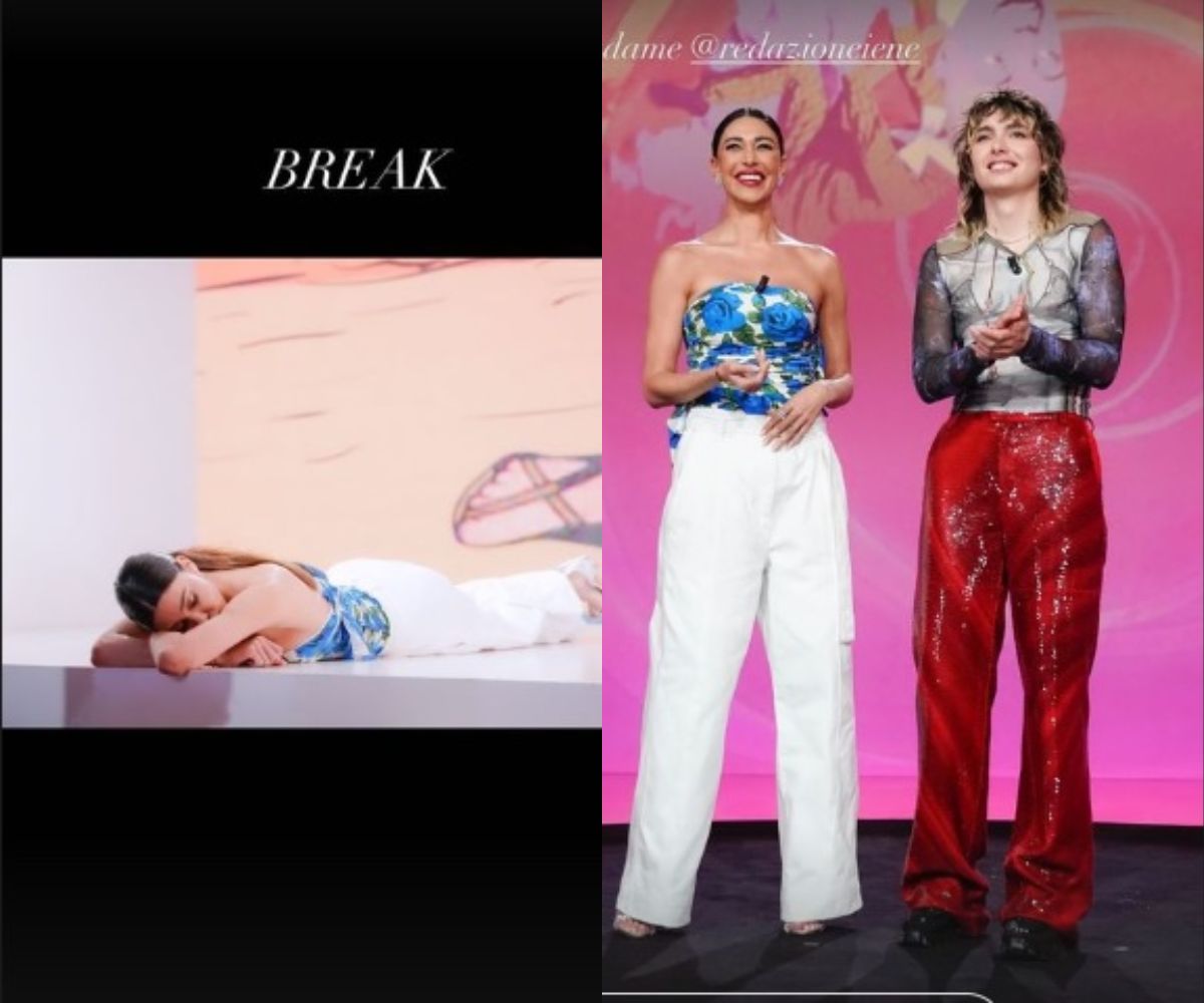 Galleria foto 'Belen Rodriguez, sul palco de Le Iene esplode la Primavera: il top a fiori è un vero incanto!' - foto 1