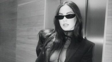 Giulia De Lellis infiamma i social con la catsuit supersexy di Mugler x H&M