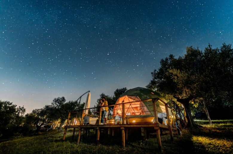 glamping cerchio del desiderio