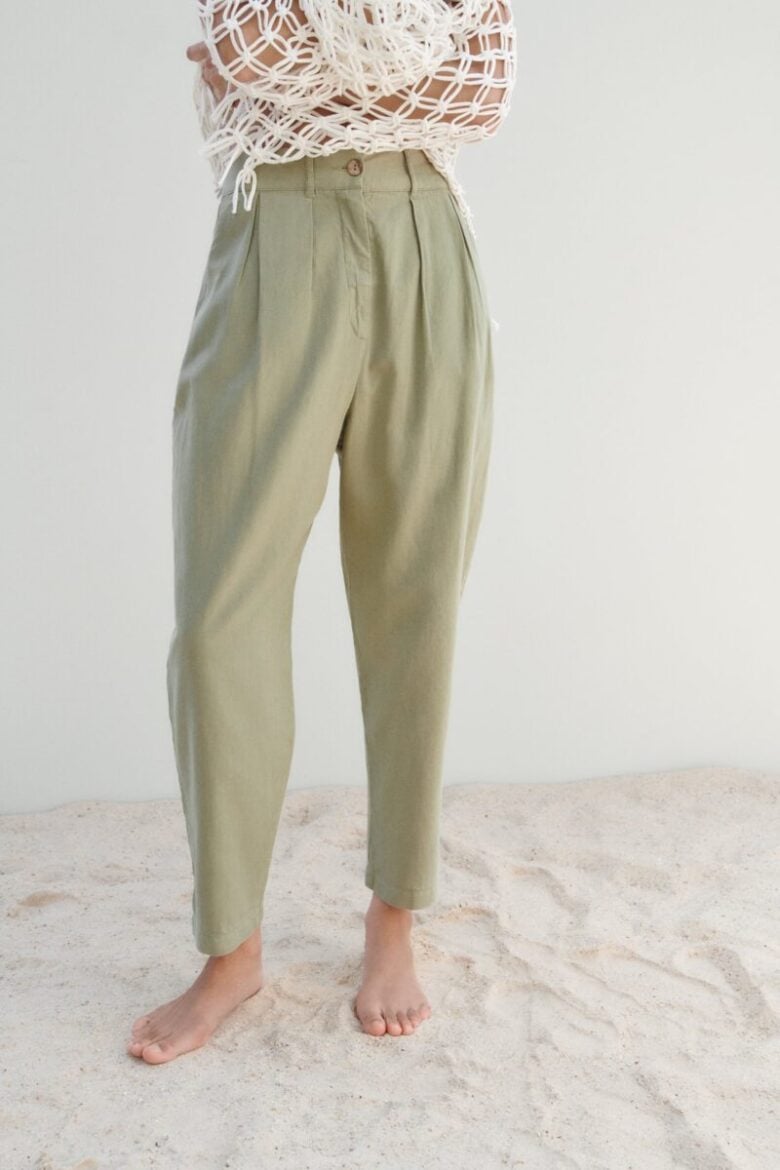 pantaloni con pinces zara