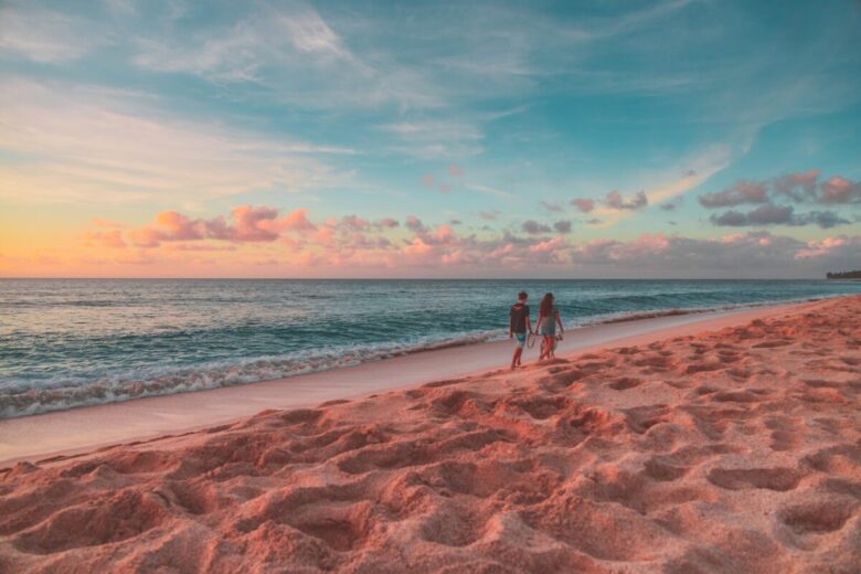 spiaggia rosa Bahamas