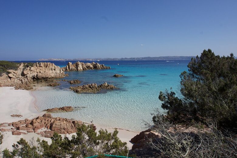 Spiaggia rosa, Sardegna