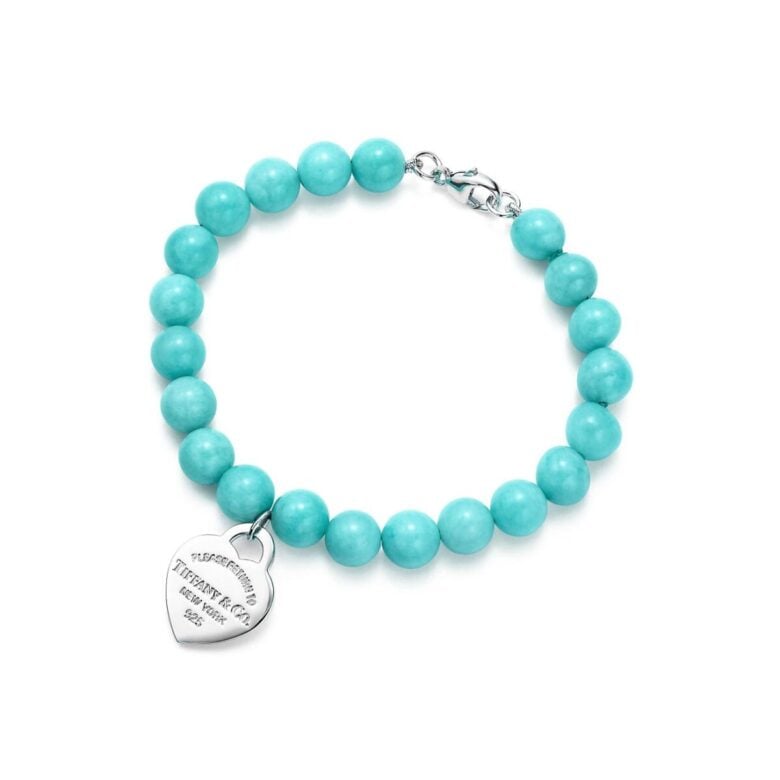 Tiffany bracciale pietre azzurre