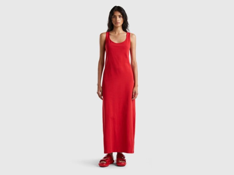 Benetton Abito Rosso