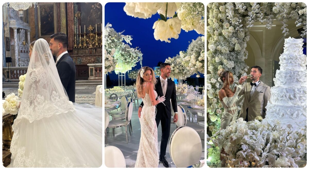 Galleria foto 'Chiara Nasti, tre abiti (trasparenti e sensuali) per il Si con Mattia Zaccagni. Ecco Le Foto…' - foto 2