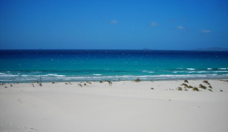 Spiaggia di porto Pino in Sardegna