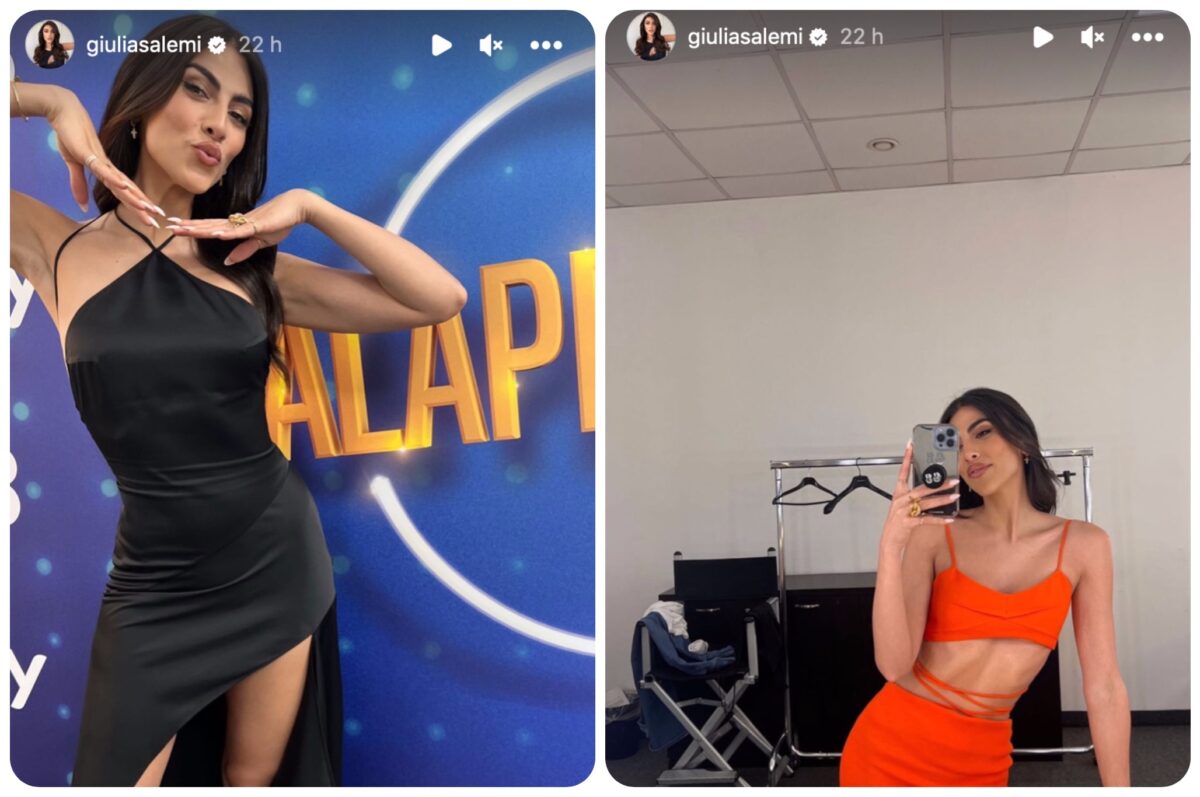 Galleria foto 'Giulia Salemi, micro Top e Maxi Spacco: sale la temperatura al GialappaShow!' - foto 1