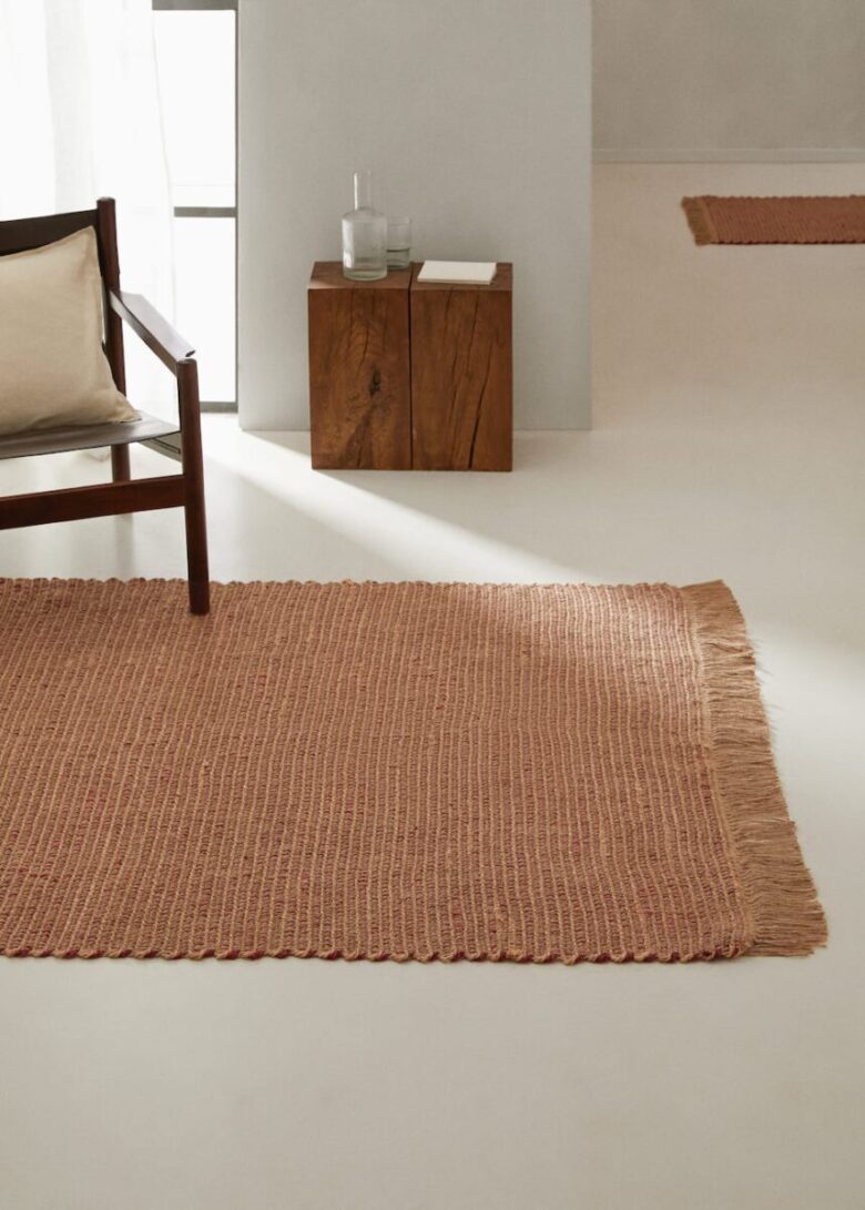 alfombra de yute