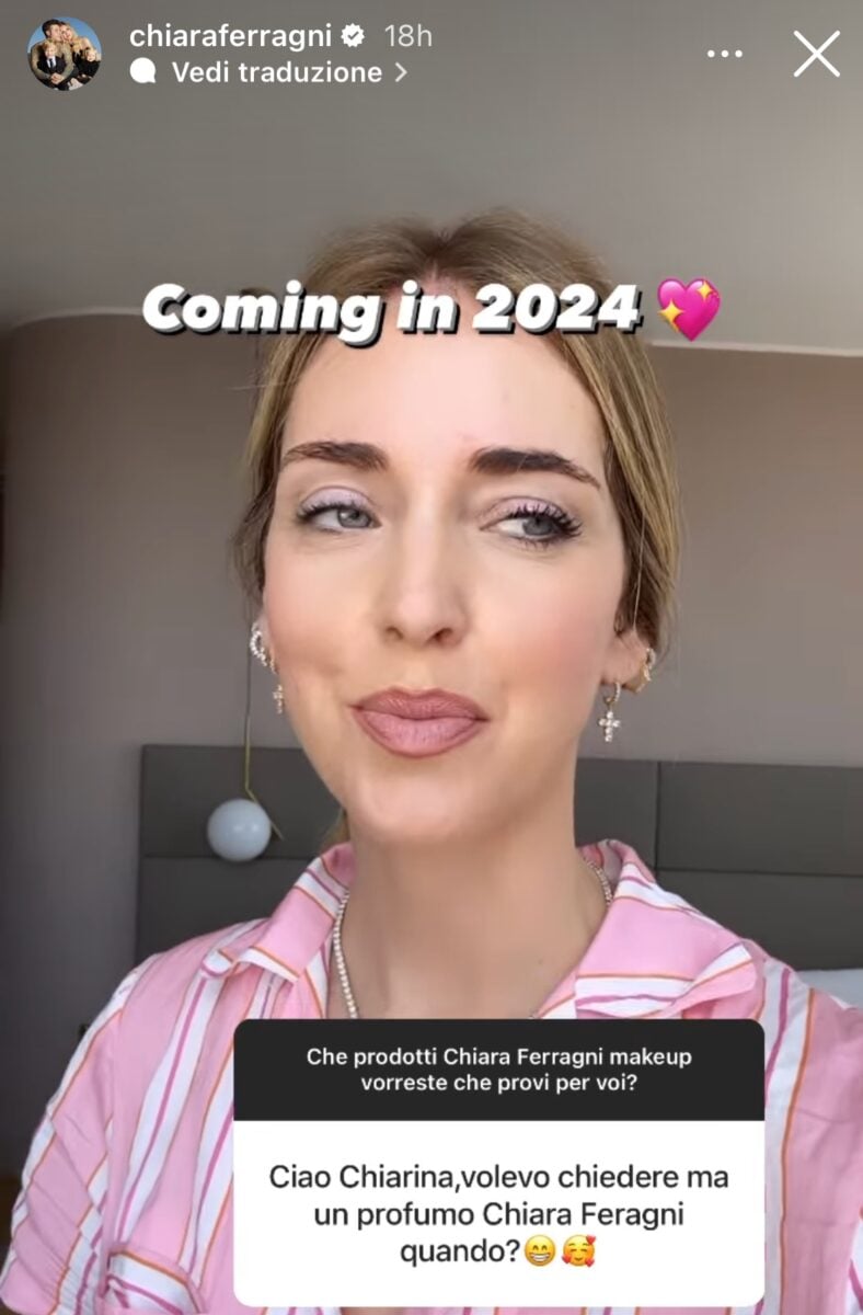 Galleria foto 'Chiara Ferragni lancia sul mercato il suo Profumo: l’annuncio social spiazza!' - foto 1