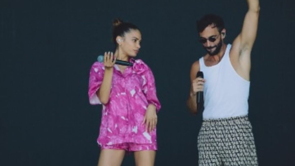 Elodie, look Barbiecore al Circo Massimo: il soundcheck con Marco Mengoni è griffatissimo!