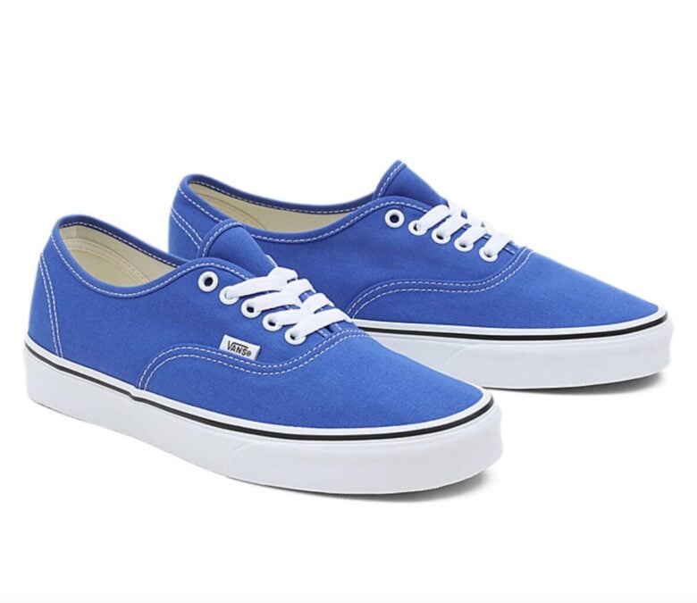 Vans blu modello minimal