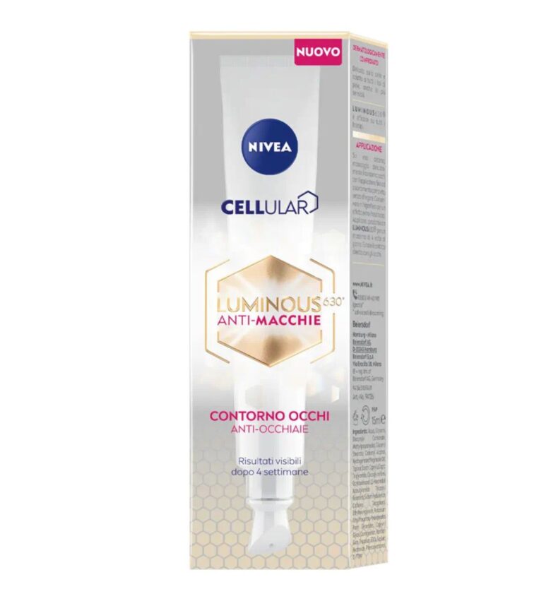 nivea luminous 630 contorno occhi anti macche