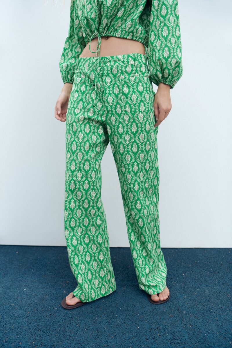 pantaloni stampati