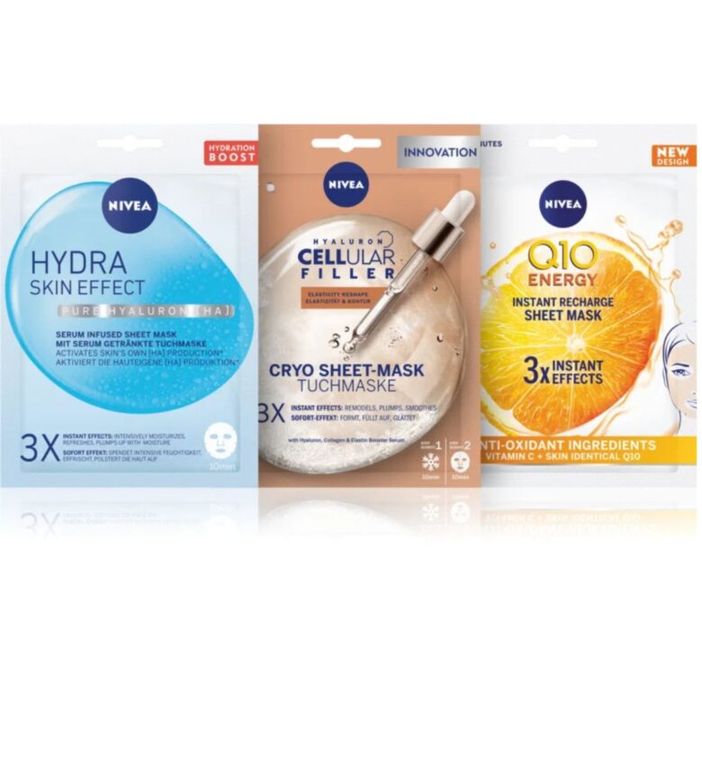 sheet mask tripack nivea