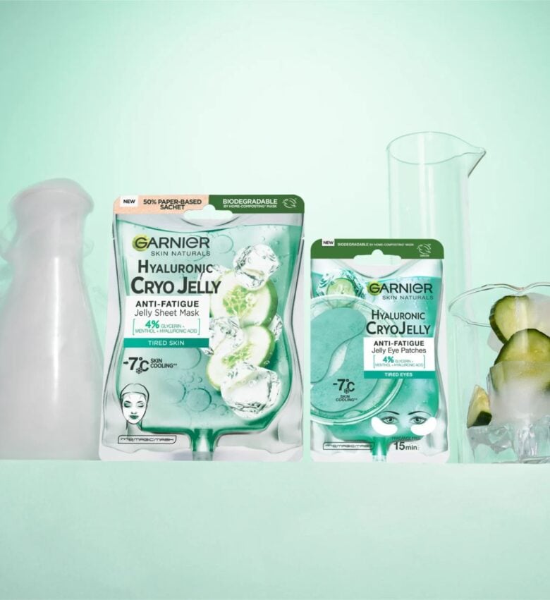 Garnier, Maschera in tessuto Hyaluronic Cryo Jelly