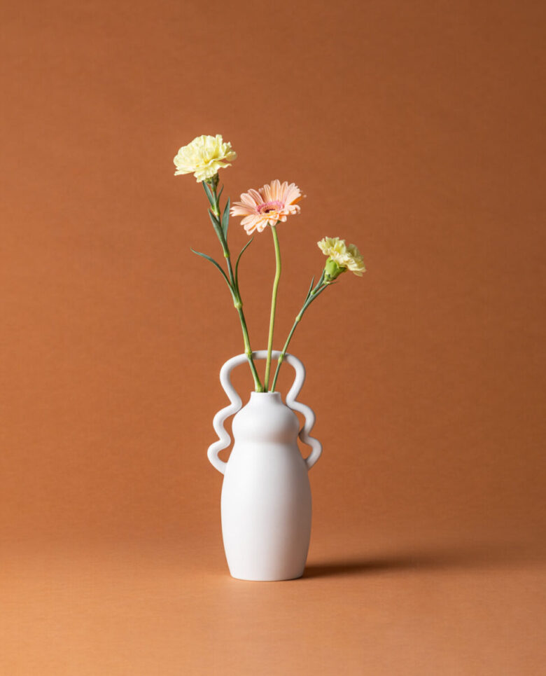 Vaso itza con fiori