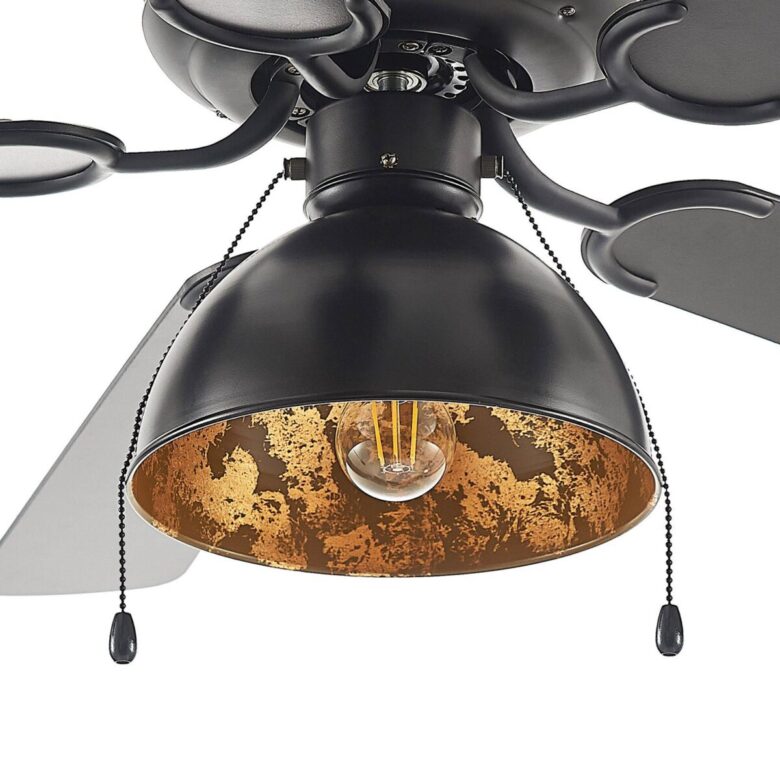 lampadario con ventilatore