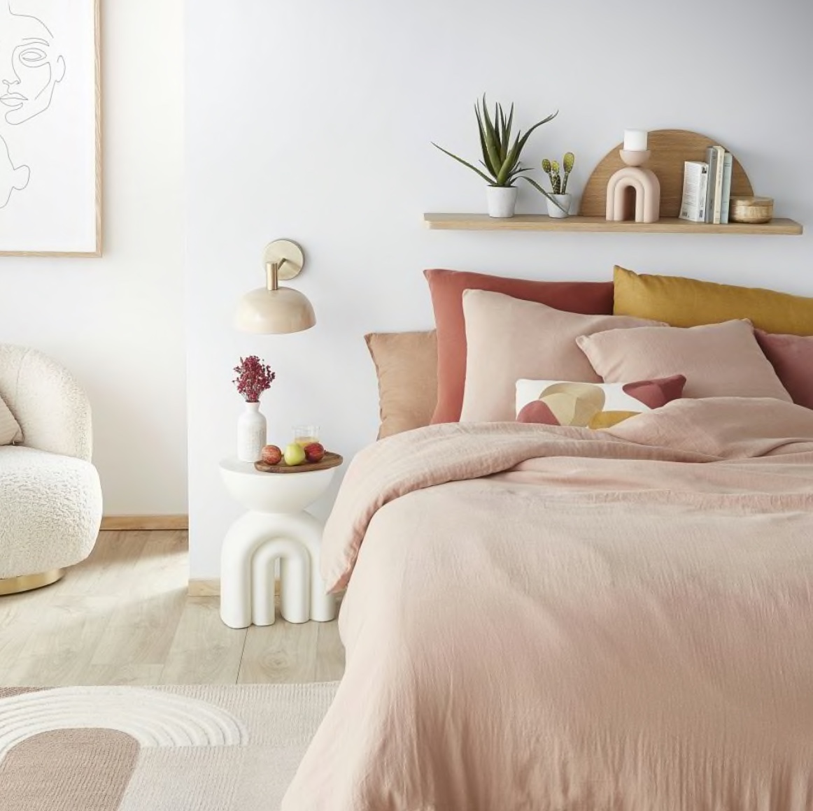 Galleria foto 'Lenzuola di lino: 5 completi per la camera da letto perfetti per la mezza stagione! Li adorerai…' - foto 5